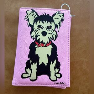 Yorkie Themed Pink Wallet/ Passport Holder
